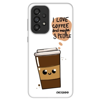 Obal pro Samsung Galaxy A33 5G A336 - Cute coffee