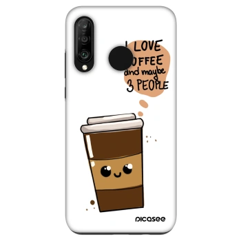 Obal pro Huawei P30 Lite - Cute coffee