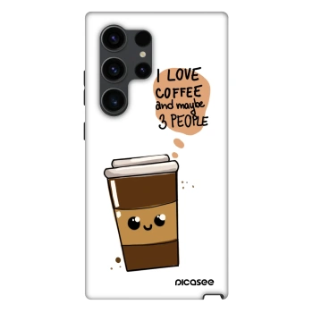 Obal pro Samsung Galaxy S24 Ultra S928B 5G - Cute coffee