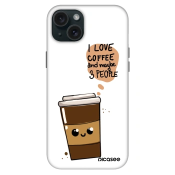 Obal pro Apple iPhone 15 Plus - Cute coffee