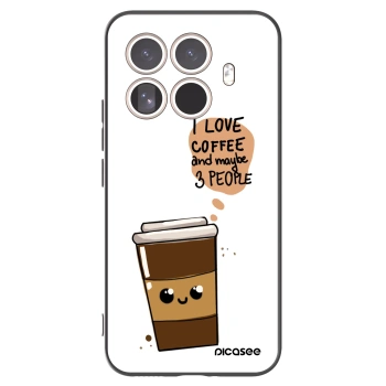 Picasee silikonový černý obal pro Xiaomi 15T Pro - Cute coffee