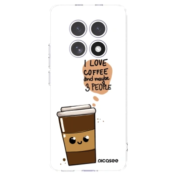 Picasee silikonový průhledný obal pro Xiaomi Redmi Note 15 - Cute coffee