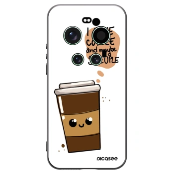Picasee silikonový černý obal pro Xiaomi 17 Ultra - Cute coffee
