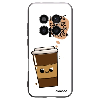 Picasee silikonový černý obal pro Honor Magic8 Pro 5G - Cute coffee