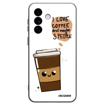 Picasee silikonový černý obal pro Samsung Galaxy A57 5G - Cute coffee