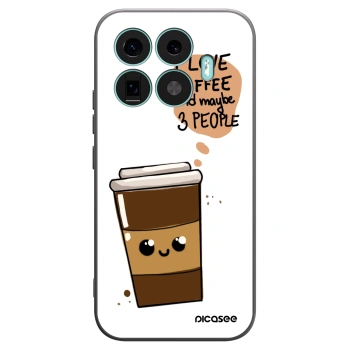 Picasee silikonový černý obal pro Xiaomi 17T - Cute coffee