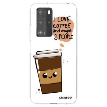 Obal pro Huawei P40 Pro - Cute coffee