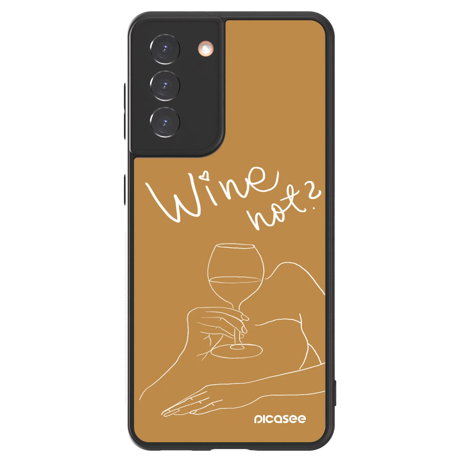 Picasee ULTIMATE CASE pro Samsung Galaxy S21 5G G991B - Wine not