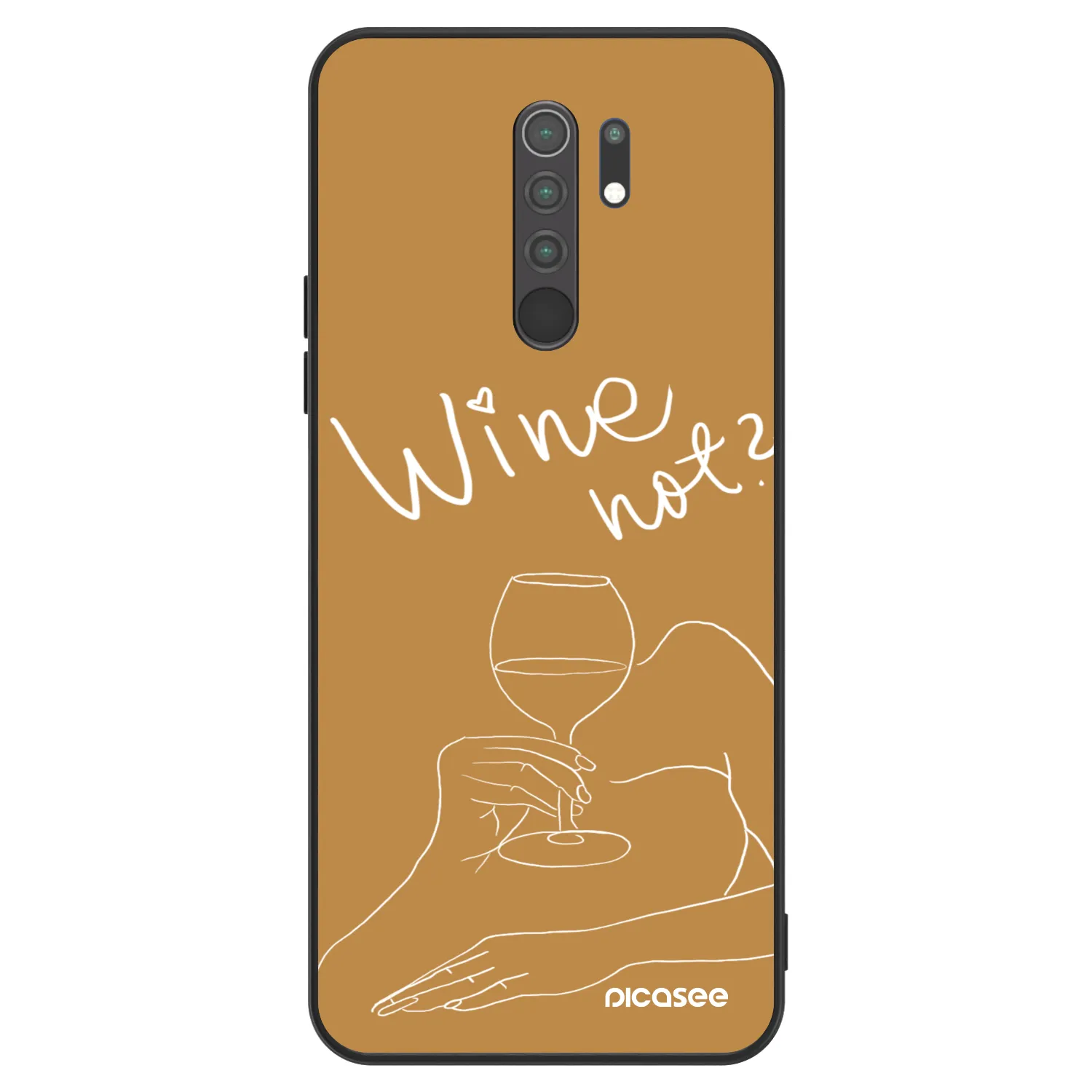 Picasee ULTIMATE CASE pro Xiaomi Redmi 9 - Wine not