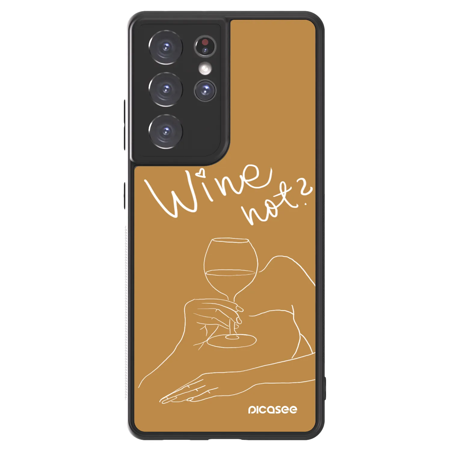 Picasee ULTIMATE CASE pro Samsung Galaxy S21 Ultra 5G G998B - Wine not
