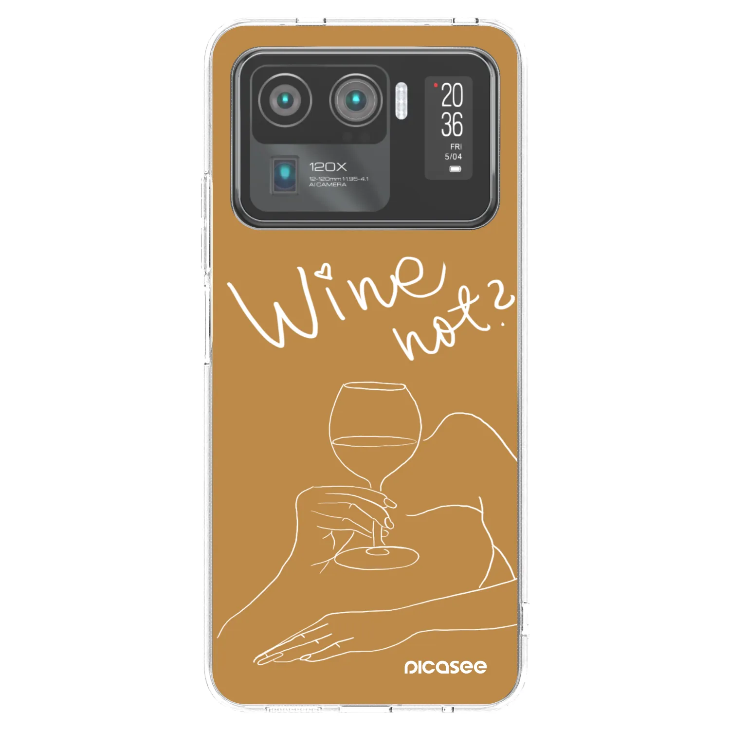 Picasee silikonový průhledný obal pro Xiaomi Mi 11 Ultra - Wine not