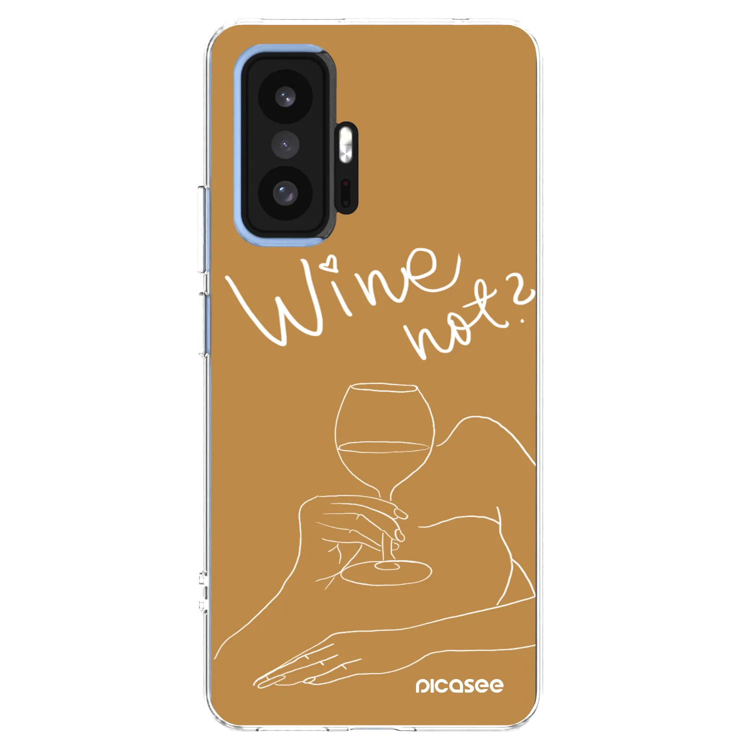 Picasee silikonový průhledný obal pro Xiaomi 11T Pro - Wine not