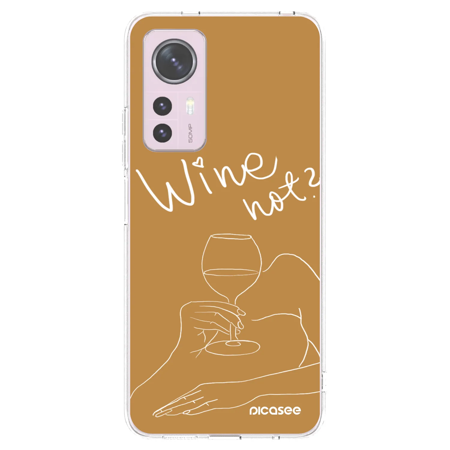 Picasee silikonový průhledný obal pro Xiaomi 12 - Wine not