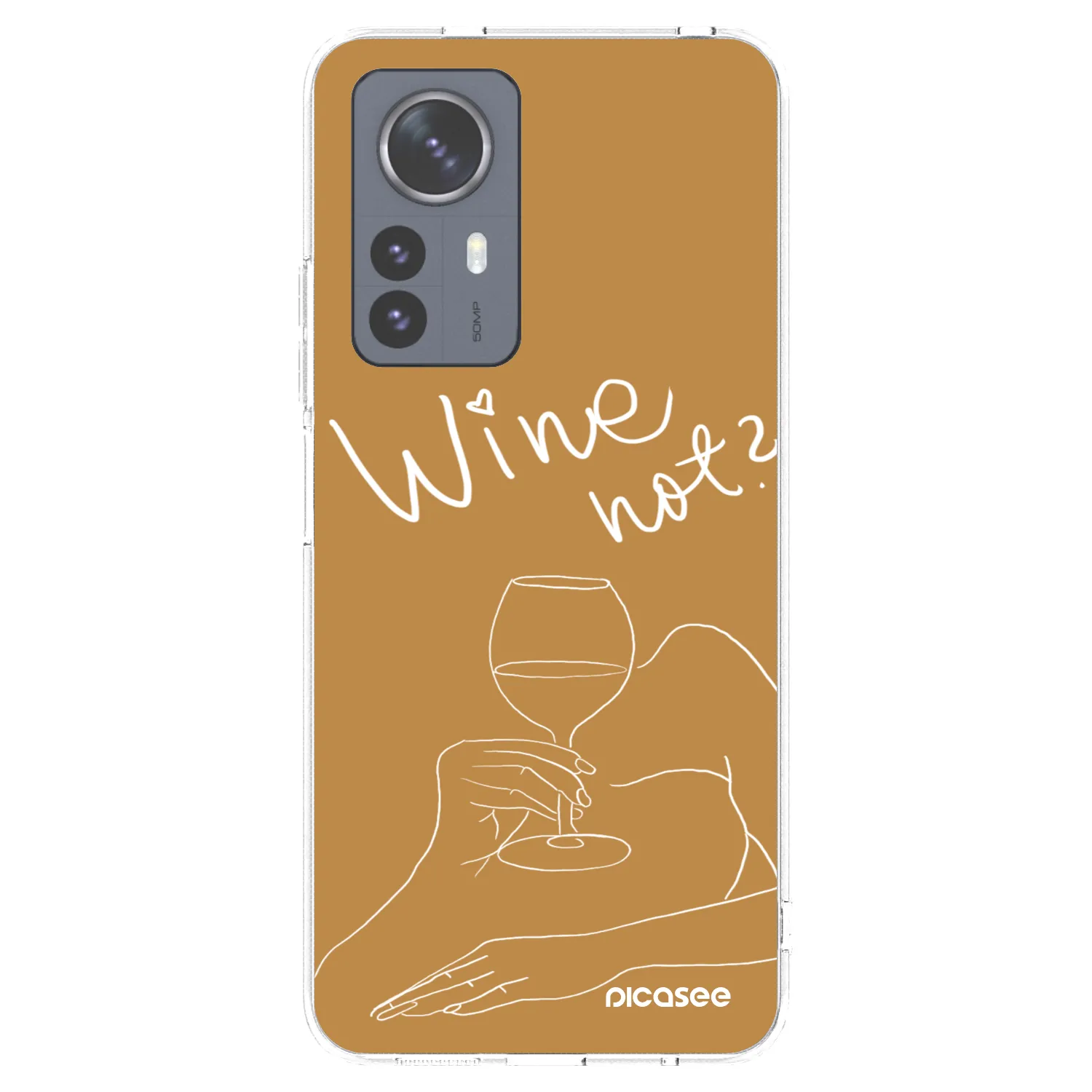 Picasee silikonový průhledný obal pro Xiaomi 12 Pro - Wine not