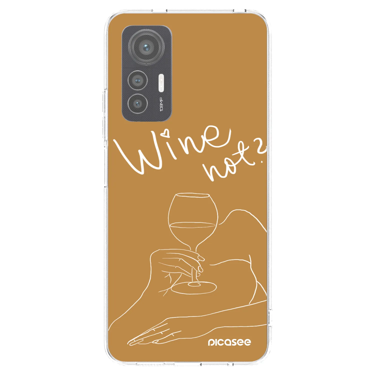 Picasee silikonový průhledný obal pro Xiaomi 12 Lite - Wine not