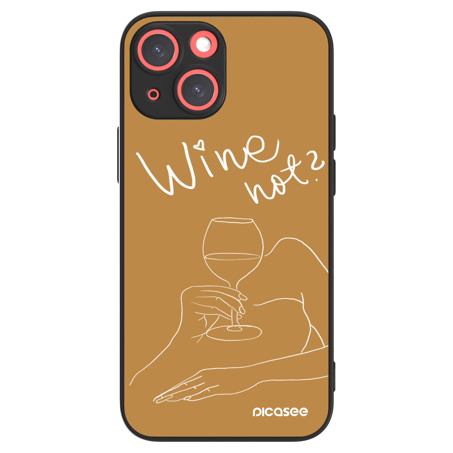 Picasee ULTIMATE CASE MagSafe pro Apple iPhone 13 mini - Wine not