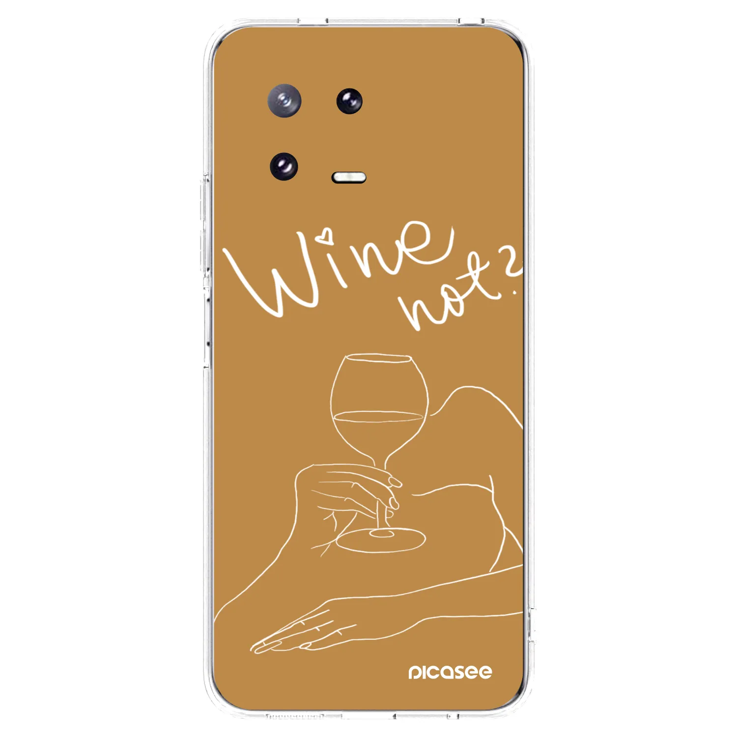 Picasee silikonový průhledný obal pro Xiaomi 13 Pro - Wine not