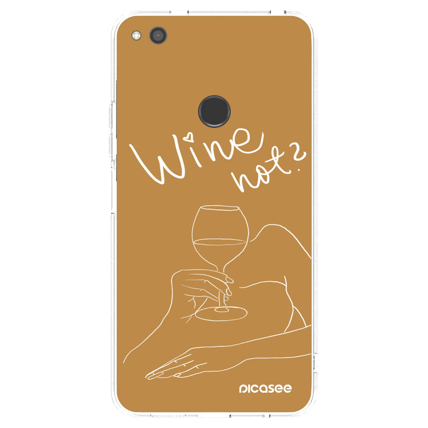 Picasee silikonový průhledný obal pro Huawei P9 Lite 2017 - Wine not