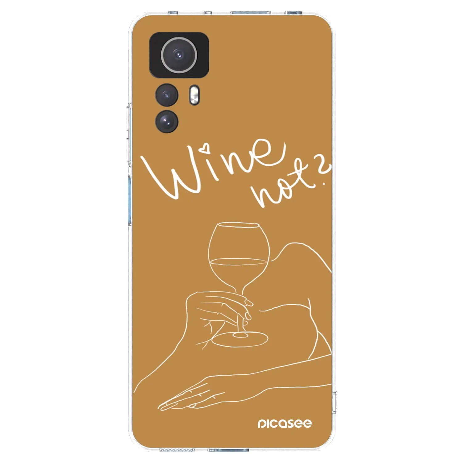 Picasee silikonový průhledný obal pro Xiaomi Redmi Note 12S - Wine not