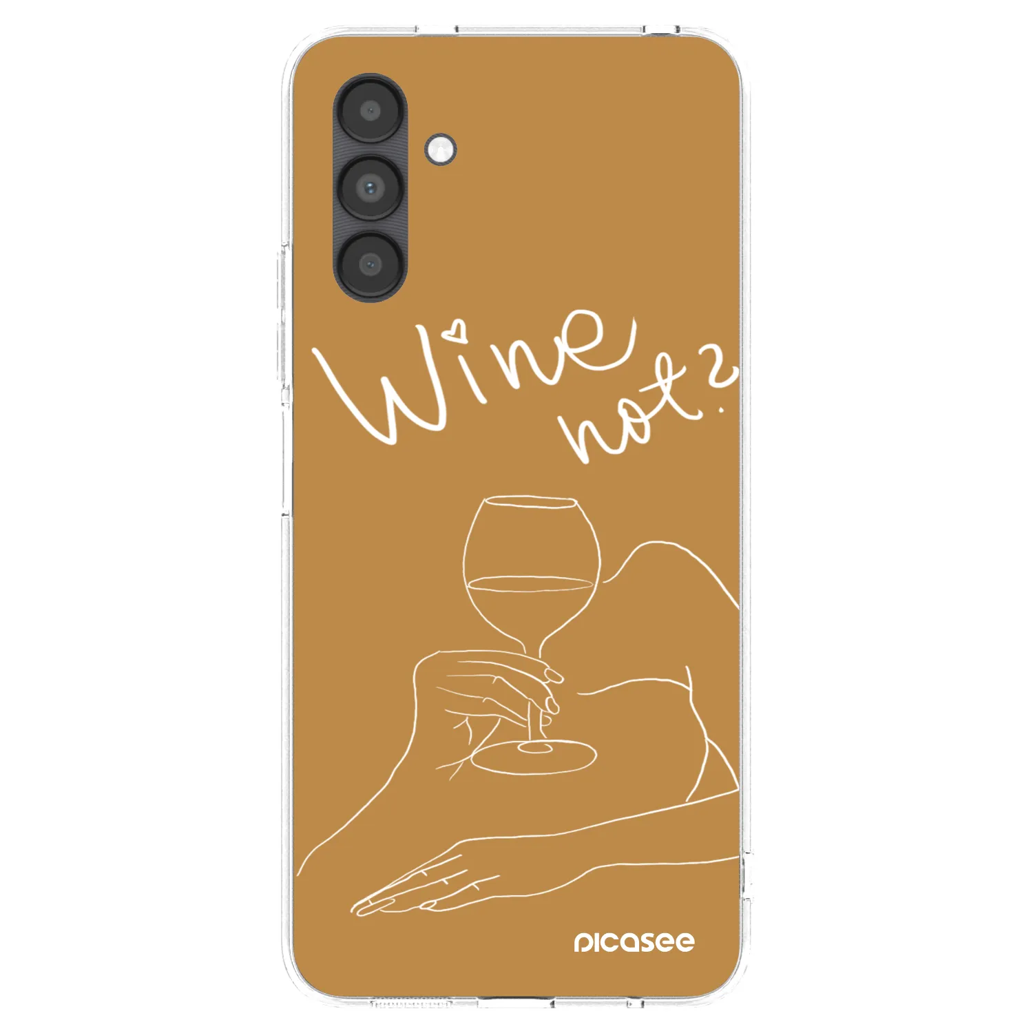 Picasee silikonový průhledný obal pro Samsung Galaxy A04s A047F - Wine not