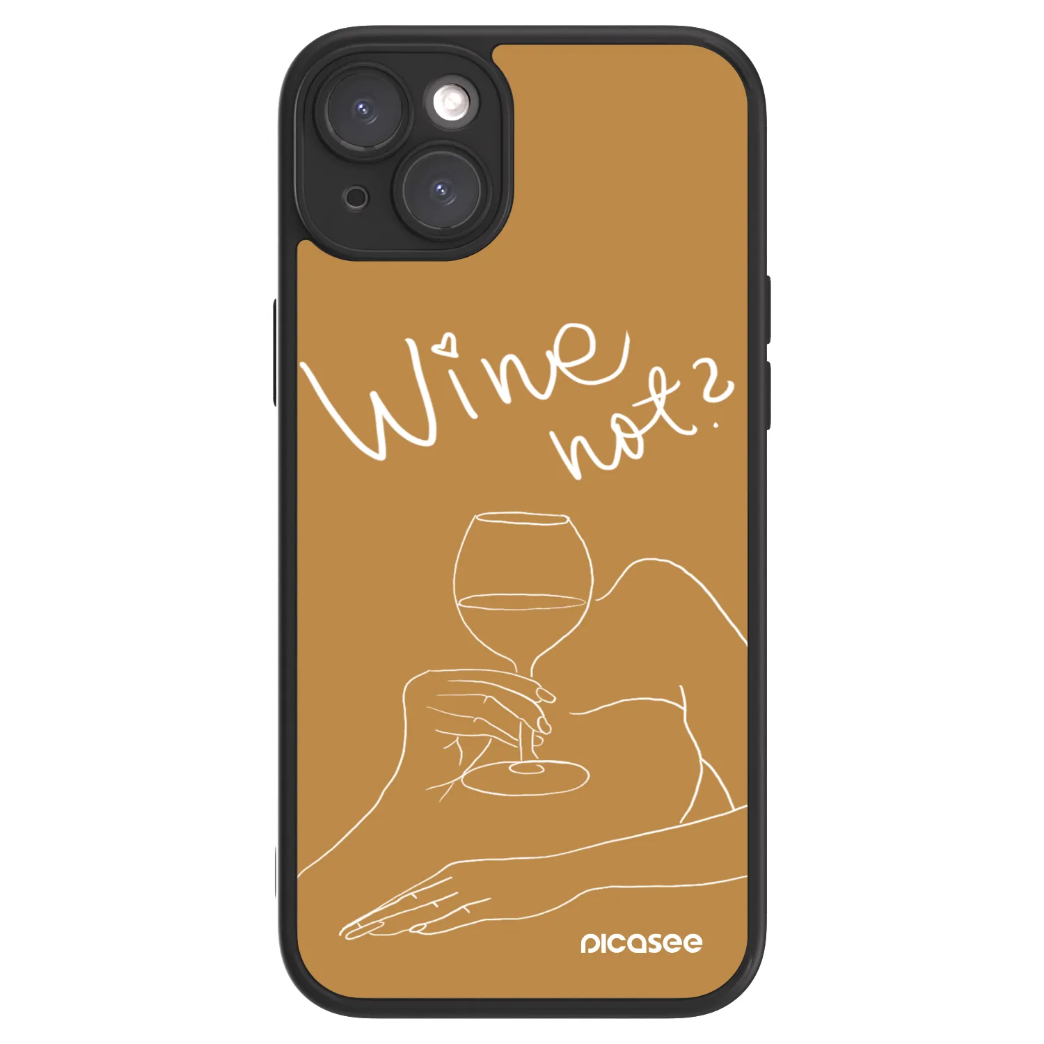 Picasee ULTIMATE CASE MagSafe pro Apple iPhone 15 Plus - Wine not