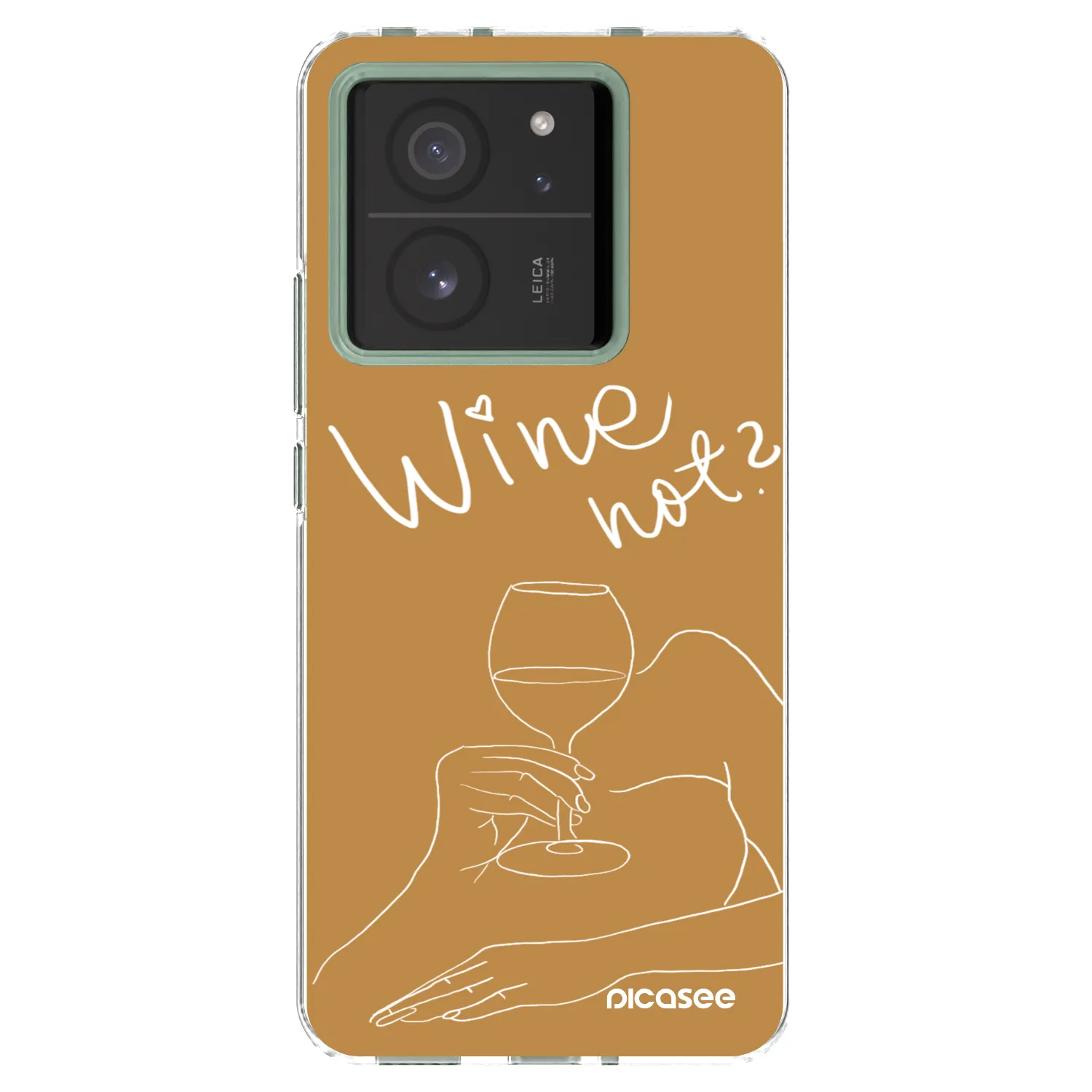 Picasee silikonový průhledný obal pro Xiaomi 13T - Wine not