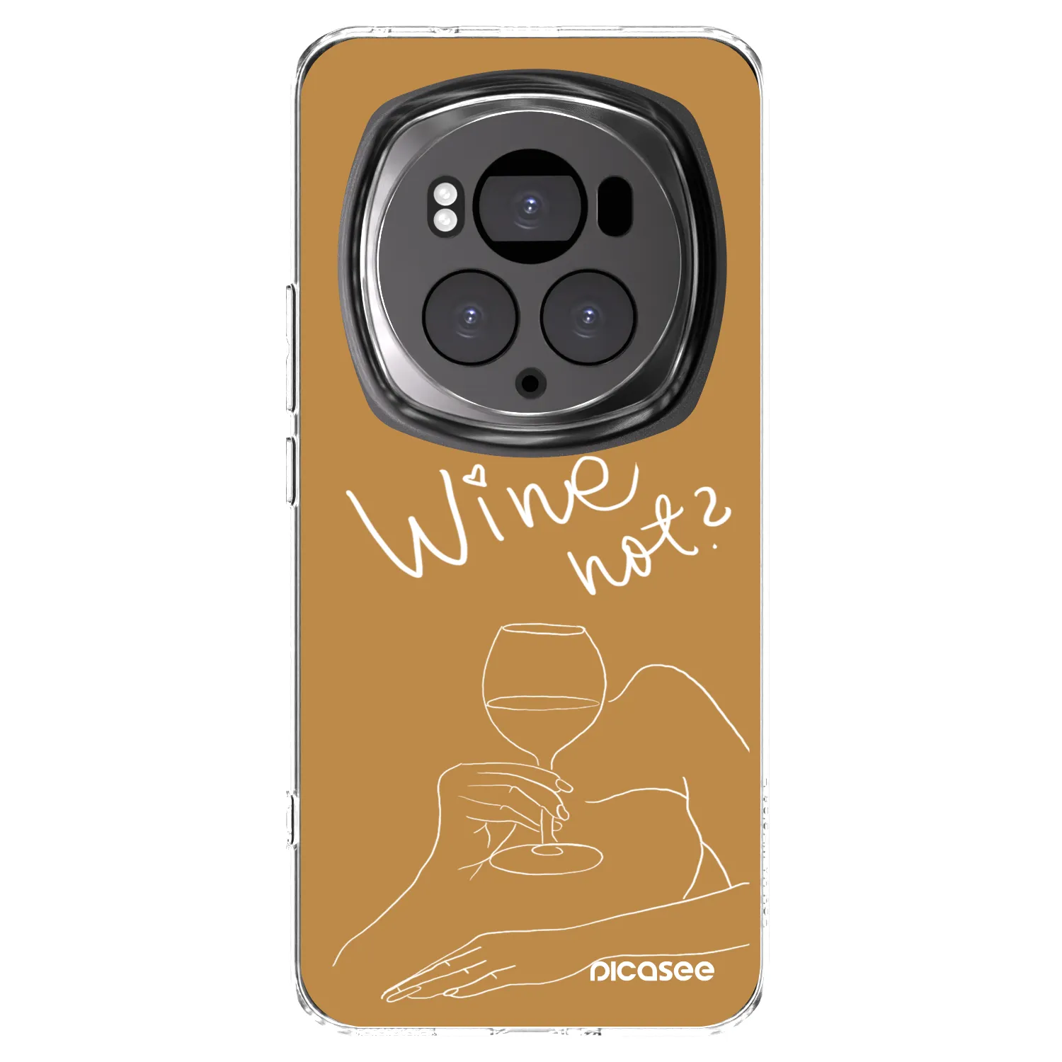 Picasee silikonový průhledný obal pro Honor Magic6 Pro - Wine not