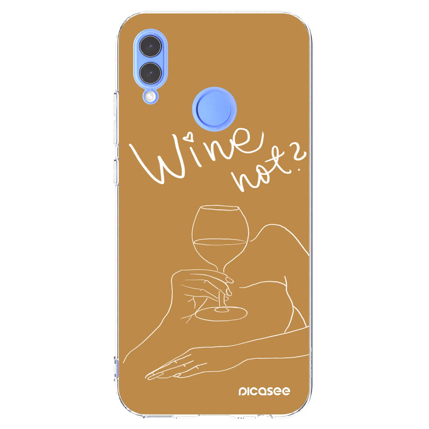 Picasee silikonový průhledný obal pro Honor 10 Lite - Wine not