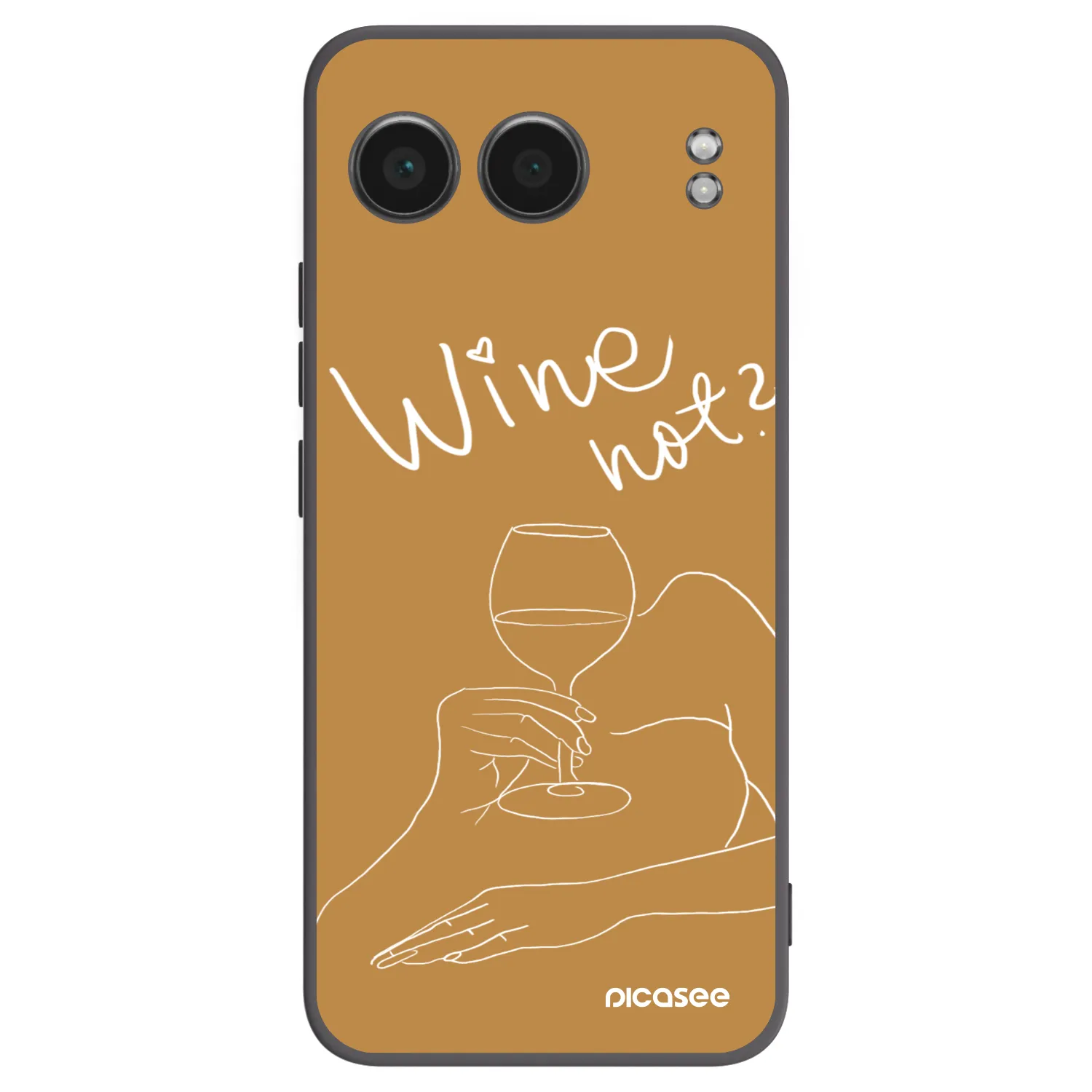 Picasee silikonový černý obal pro OnePlus Nord 4 - Wine not