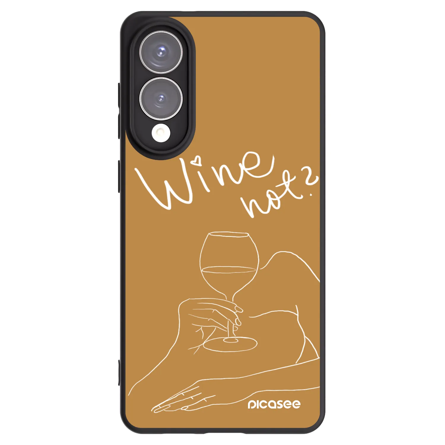 Picasee silikonový černý obal pro Samsung Galaxy S25 Edge 5G - Wine not