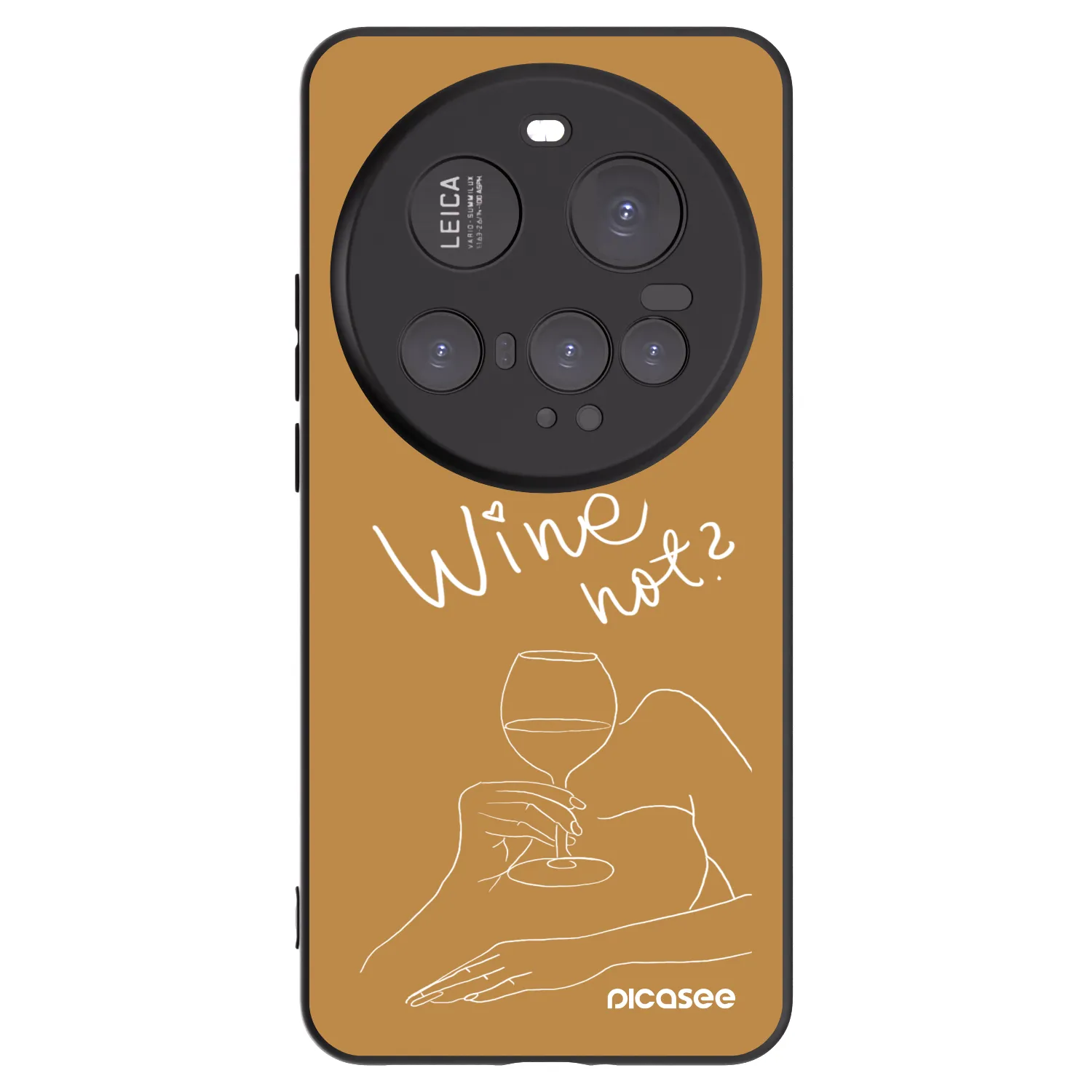 Picasee silikonový černý obal pro Xiaomi 15 Ultra - Wine not