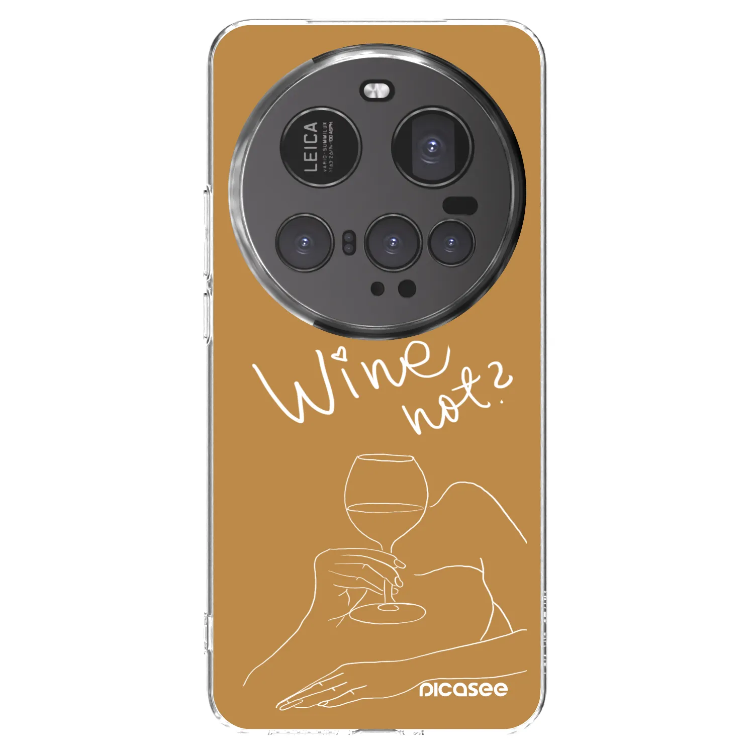 Picasee silikonový průhledný obal pro Xiaomi 15 Ultra - Wine not