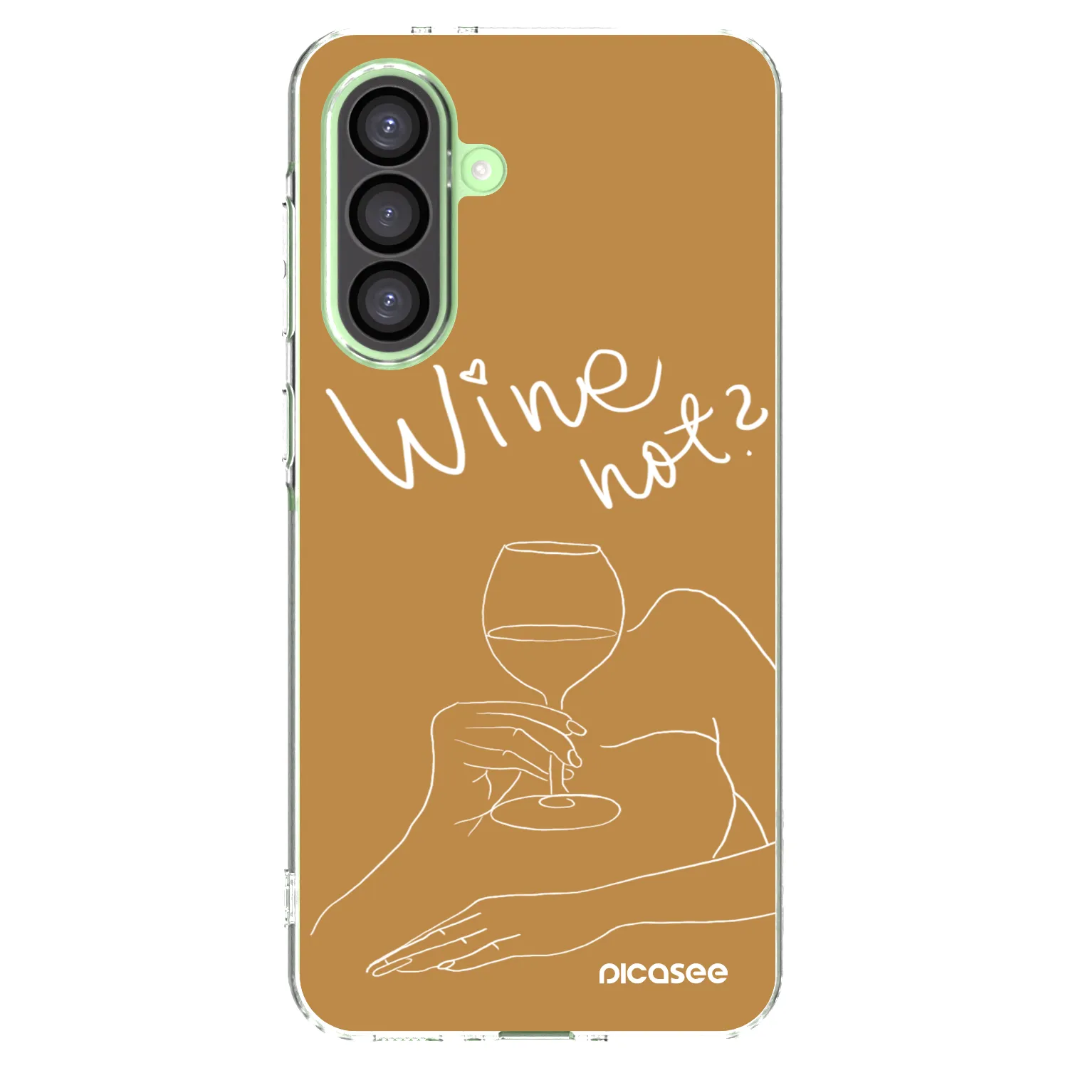 Picasee silikonový průhledný obal pro Samsung Galaxy A26 5G A266B - Wine not