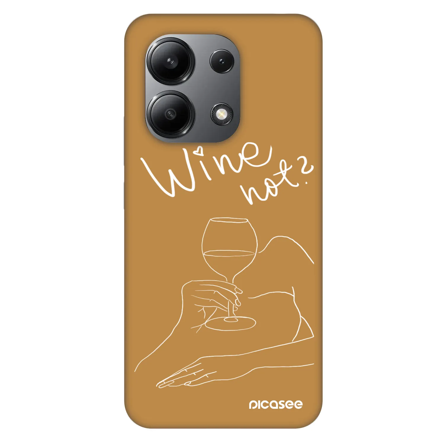 Picasee Fashion Case pro Xiaomi Redmi Note 13 4G - Wine not