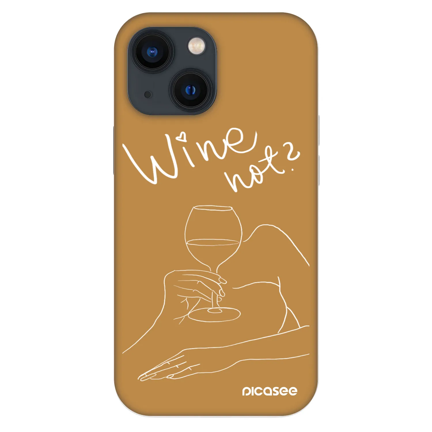 Picasee Fashion Case pro Apple iPhone 13 mini - Wine not
