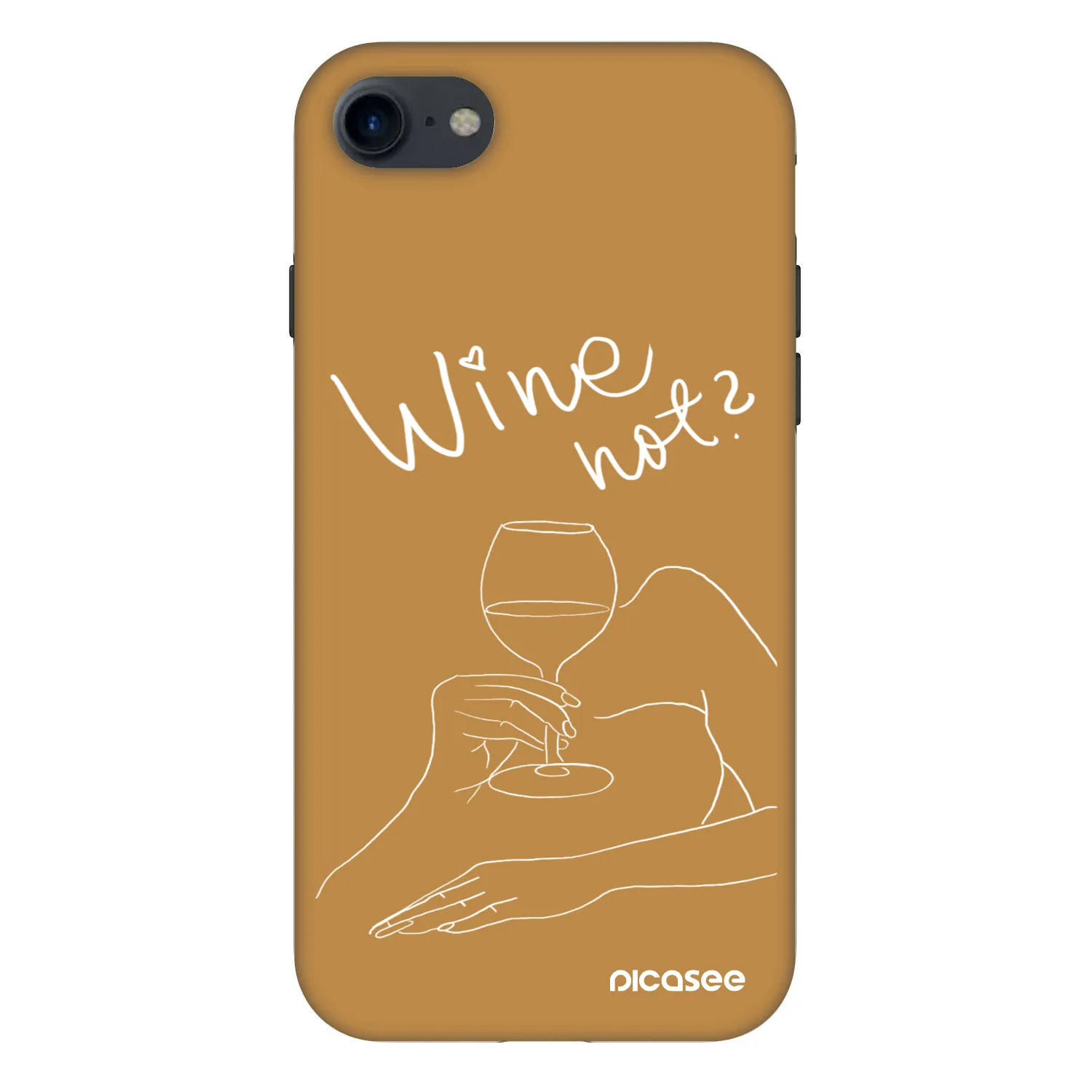 Picasee Fashion Case pro Apple iPhone 8 - Wine not