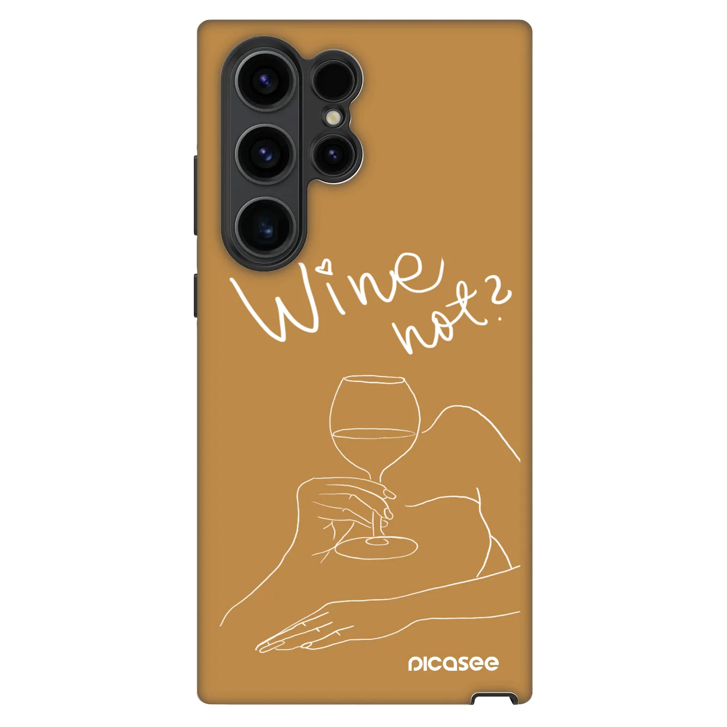 Picasee Fashion Case pro Samsung Galaxy S22 Ultra 5G - Wine not