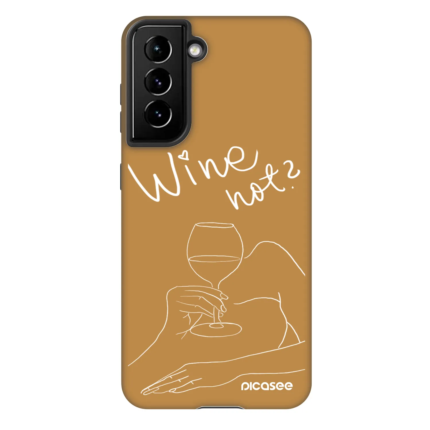 Picasee Fashion Case pro Samsung Galaxy S21 5G G991B - Wine not
