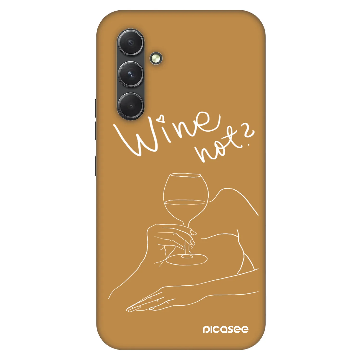 Picasee Fashion Case pro Samsung Galaxy A54 5G A546B - Wine not