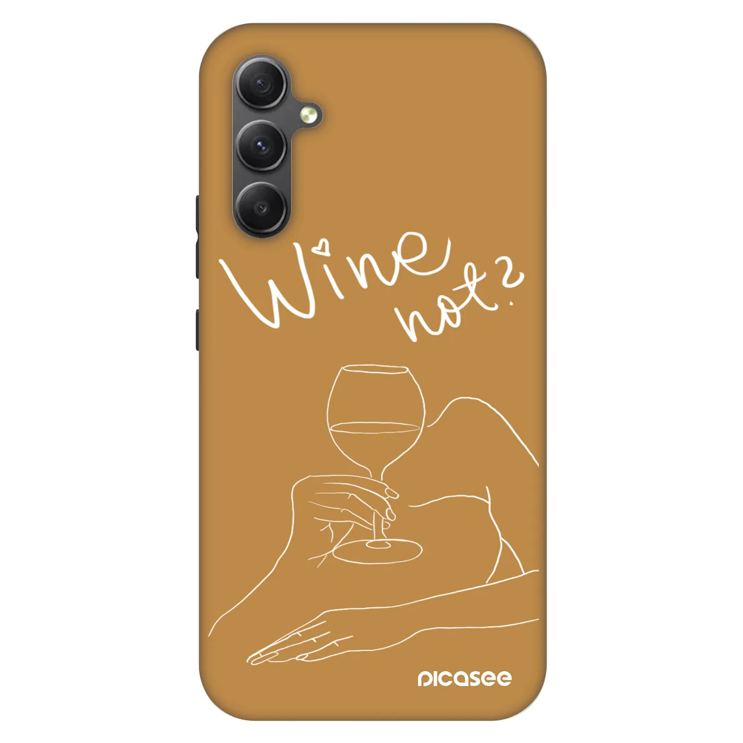 Picasee Fashion Case pro Samsung Galaxy A34 5G A346B - Wine not