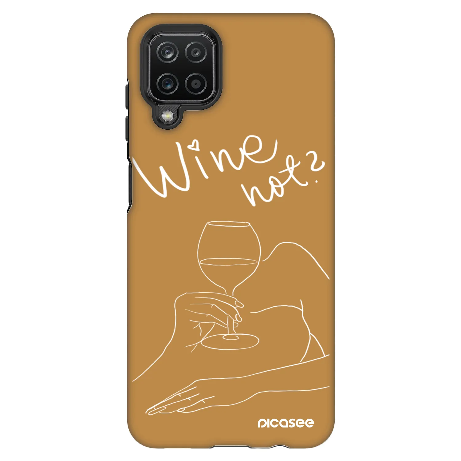Picasee Fashion Case pro Samsung Galaxy A12 A125F - Wine not