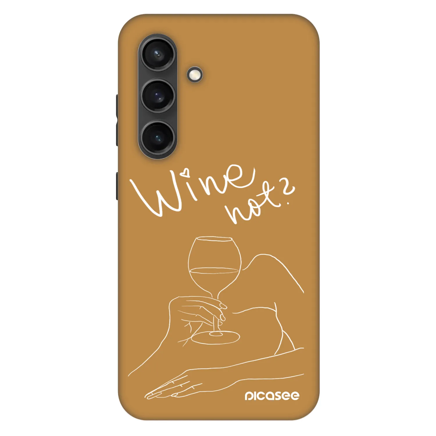 Picasee Fashion Case PowerShare pro Samsung Galaxy S24 S921B 5G - Wine not
