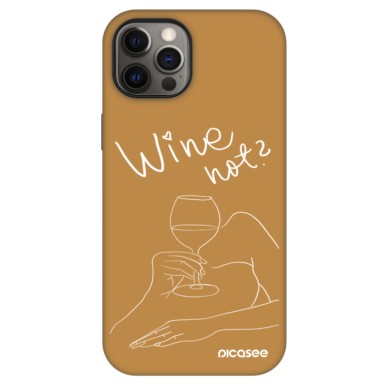 Picasee Fashion Case MagSafe Apple iPhone 12 Pro - Wine not