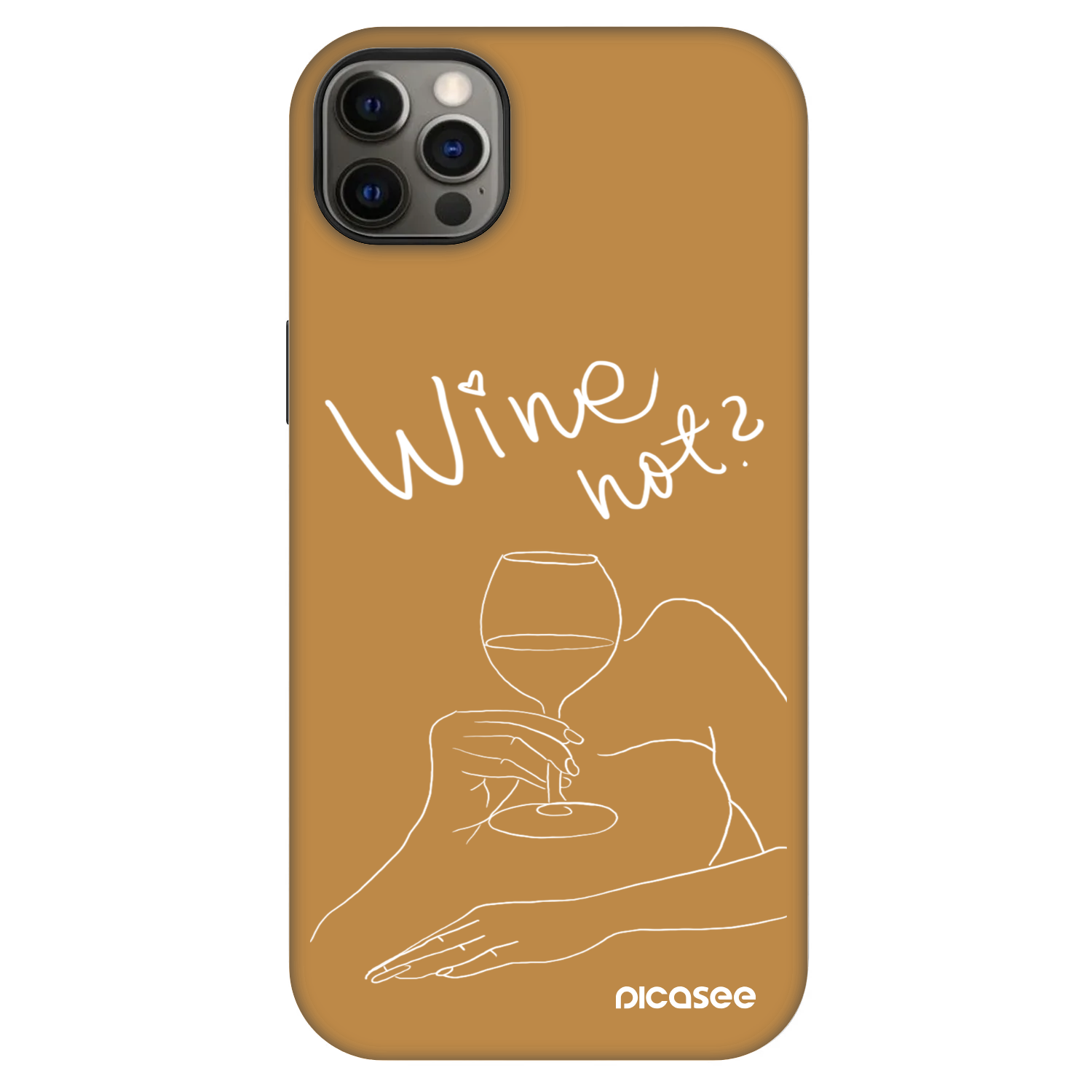Picasee Fashion Case MagSafe Apple iPhone 12 Pro Max - Wine not