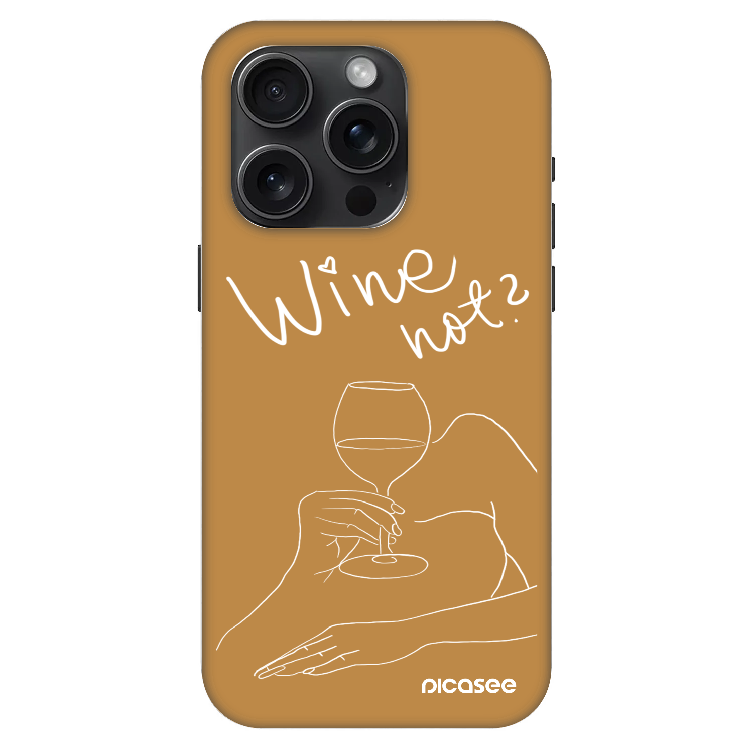 Picasee Fashion Case MagSafe Apple iPhone 15 Pro - Wine not