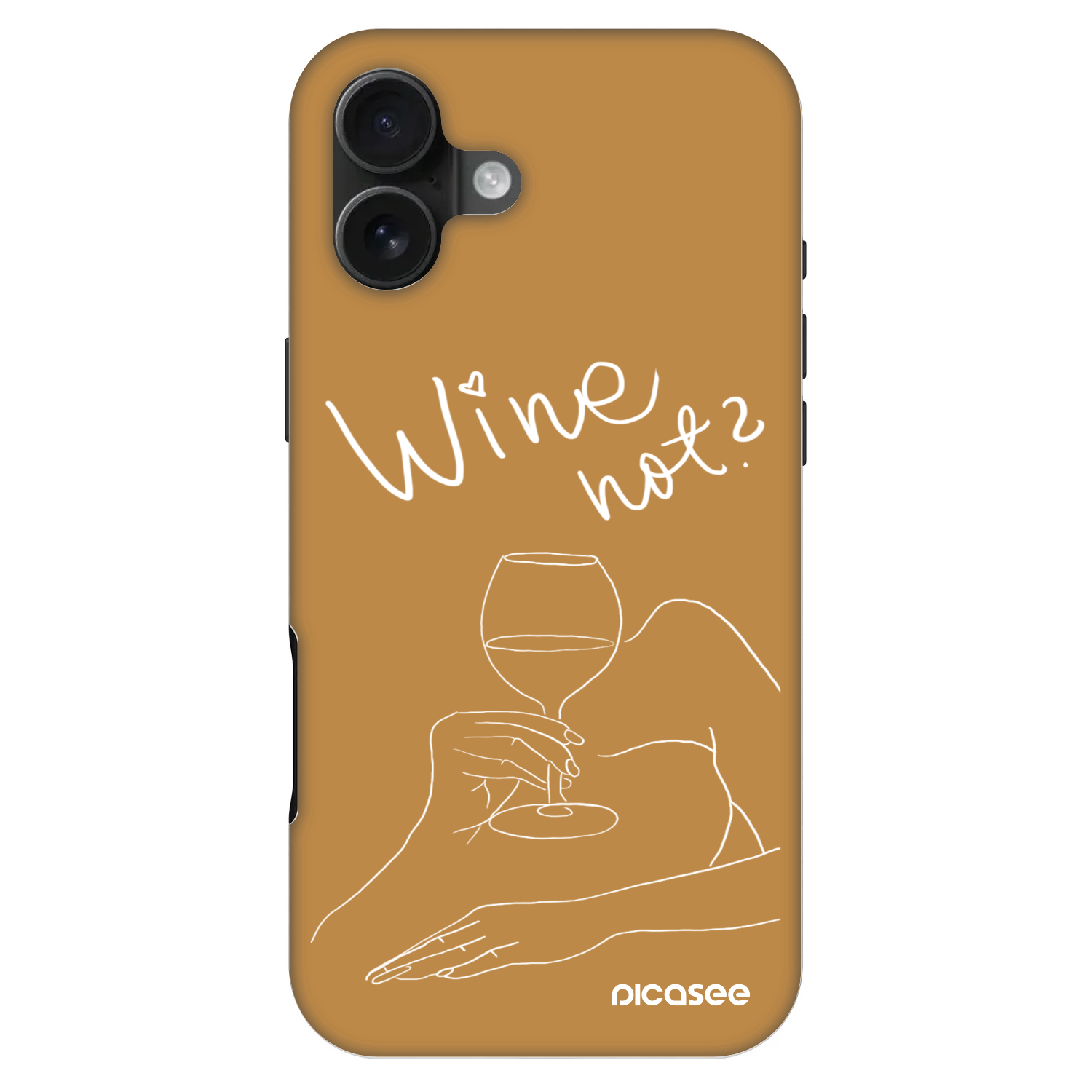 Picasee Fashion Case MagSafe Apple iPhone 16 Plus - Wine not