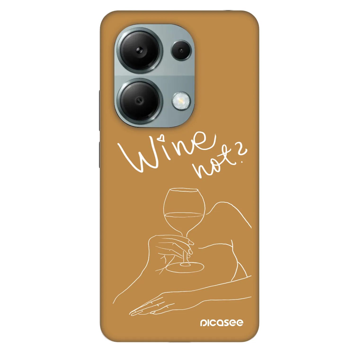 Picasee Fashion Case pro Xiaomi Redmi Note 13 Pro 4G - Wine not