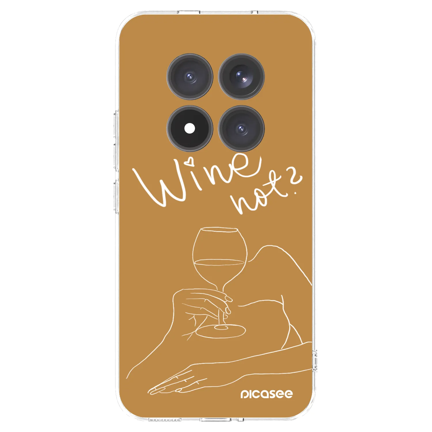 Picasee silikonový průhledný obal pro Xiaomi Redmi Note 15 Pro+ - Wine not
