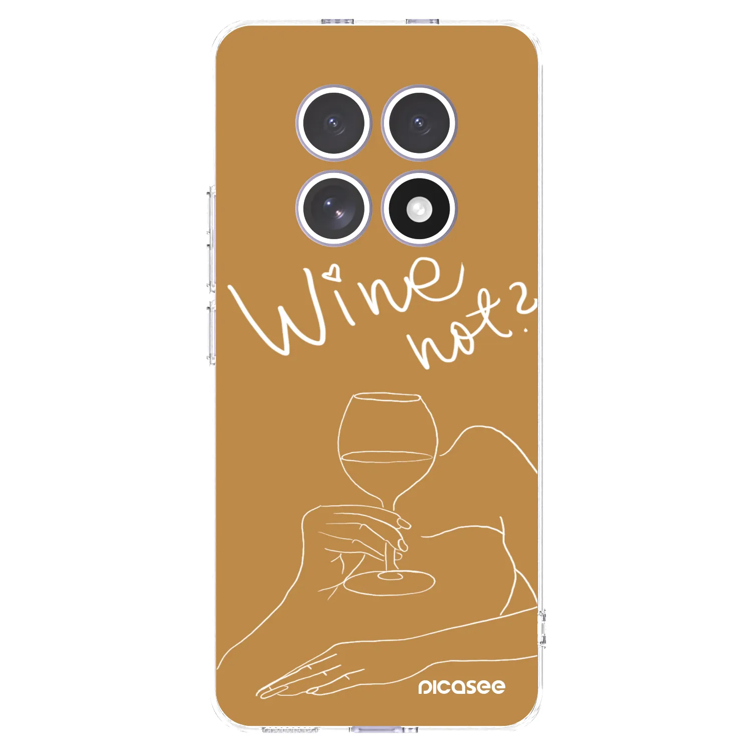 Picasee silikonový průhledný obal pro Xiaomi Redmi Note 15 - Wine not