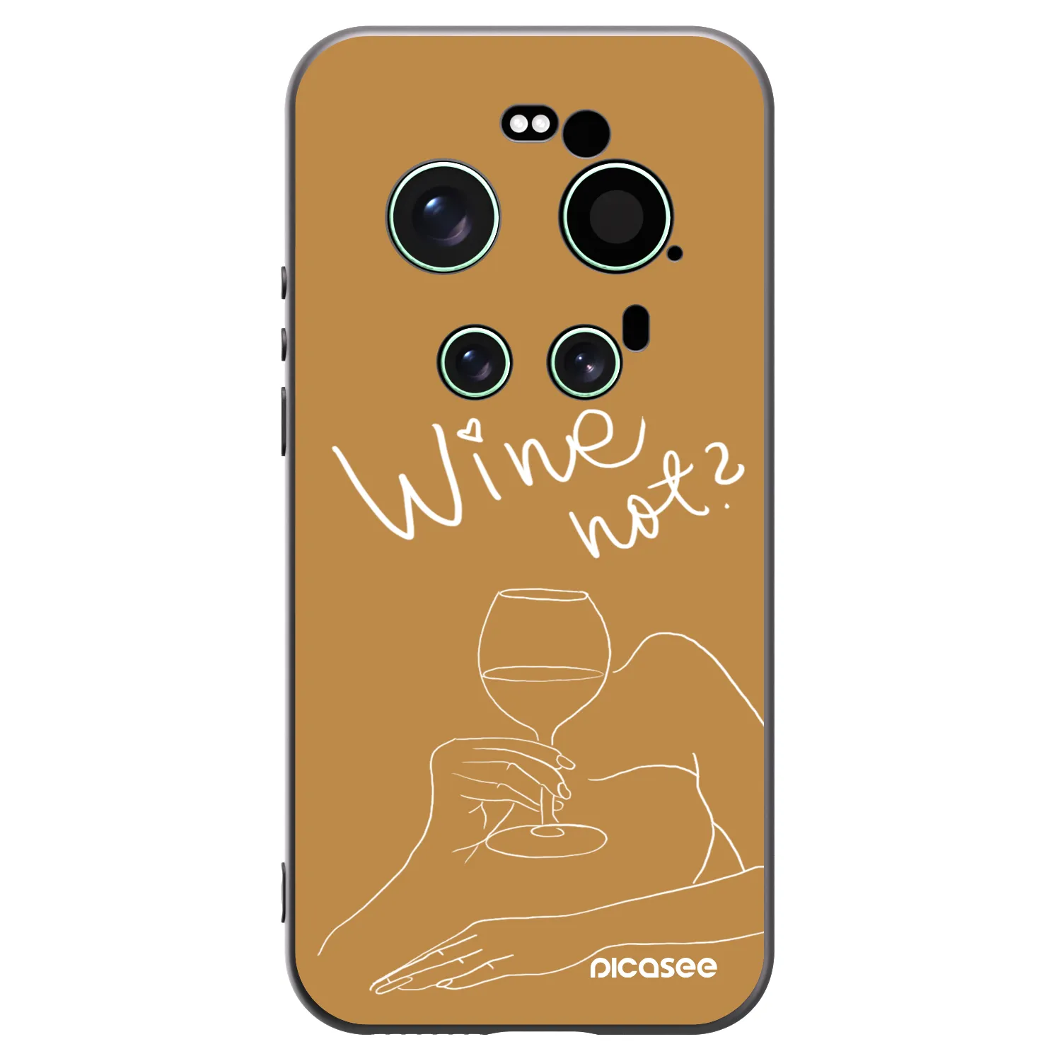 Picasee silikonový černý obal pro Xiaomi 17 Ultra - Wine not